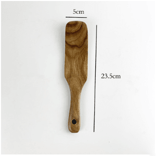 1-7Pcs Set Natural Wood Teak Tableware Spoon Colander Special Spoon Nano Soup Skimmer Wooden Cooking Spoon Kitchen Tool Kit - Mubimart
