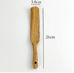 1-7Pcs Set Natural Wood Teak Tableware Spoon Colander Special Spoon Nano Soup Skimmer Wooden Cooking Spoon Kitchen Tool Kit - Mubimart