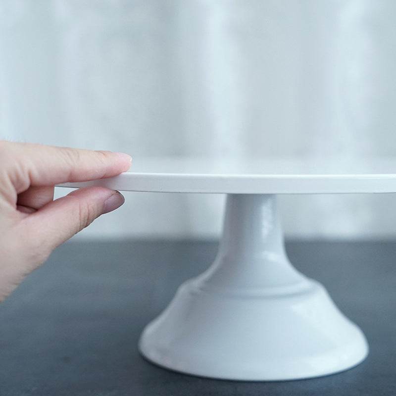 10-inch Cake Tray Wedding Props Dessert Table Golden Cake Stand - Mubimart