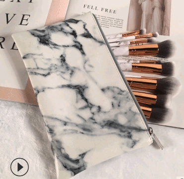 10 marble makeup brush sets, beauty tools, blush, eye shadow, face modification, 5 big 5 small explosions. - Mubimart