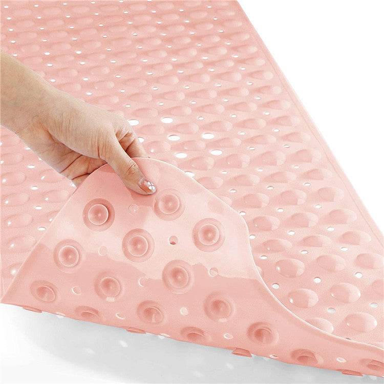 100 40cm Extended PVC Bathroom Mat Bathroom Bathtub Mat Floor Mat With Suction Cup - Mubimart