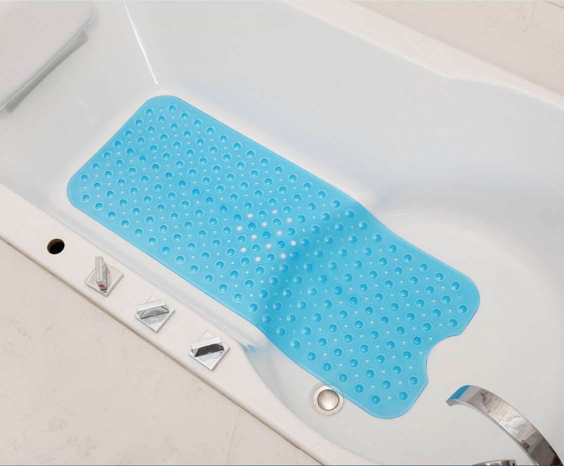 100 40cm Extended PVC Bathroom Mat Bathroom Bathtub Mat Floor Mat With Suction Cup - Mubimart
