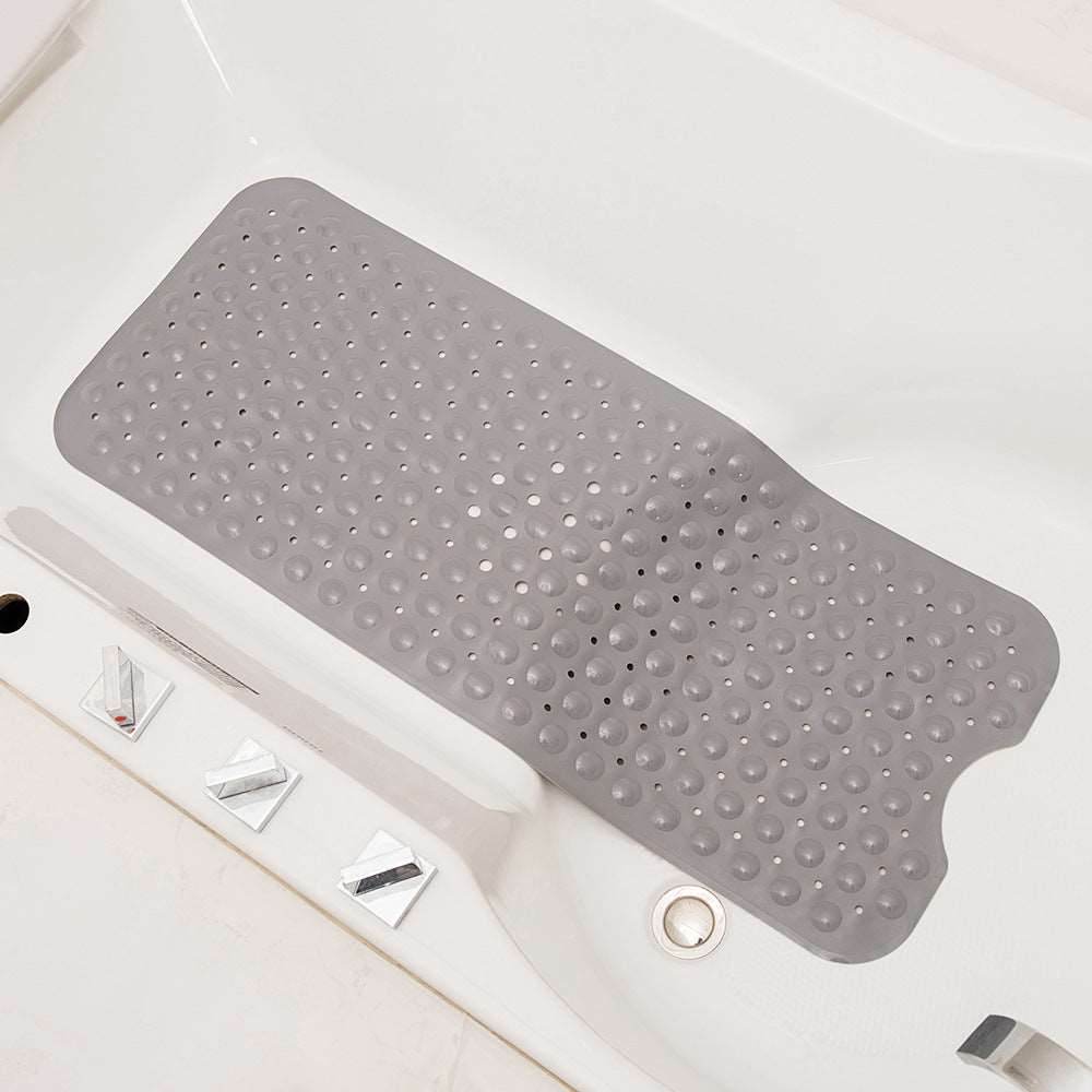 100 40cm Extended PVC Bathroom Mat Bathroom Bathtub Mat Floor Mat With Suction Cup - Mubimart