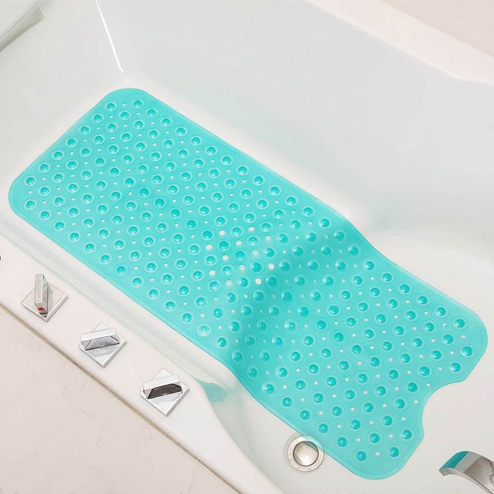 100 40cm Extended PVC Bathroom Mat Bathroom Bathtub Mat Floor Mat With Suction Cup - Mubimart