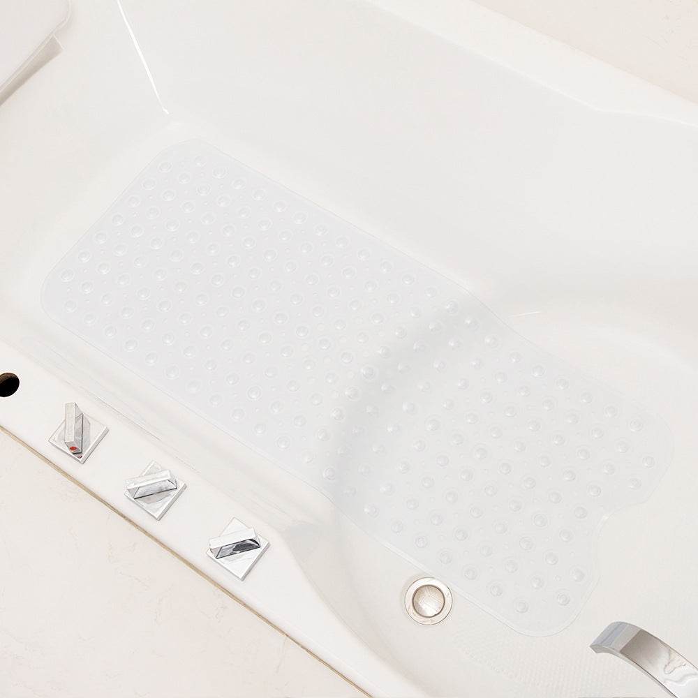 100 40cm Extended PVC Bathroom Mat Bathroom Bathtub Mat Floor Mat With Suction Cup - Mubimart