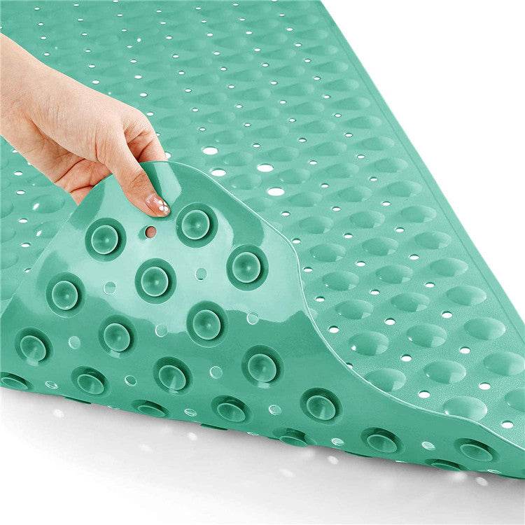 100 40cm Extended PVC Bathroom Mat Bathroom Bathtub Mat Floor Mat With Suction Cup - Mubimart
