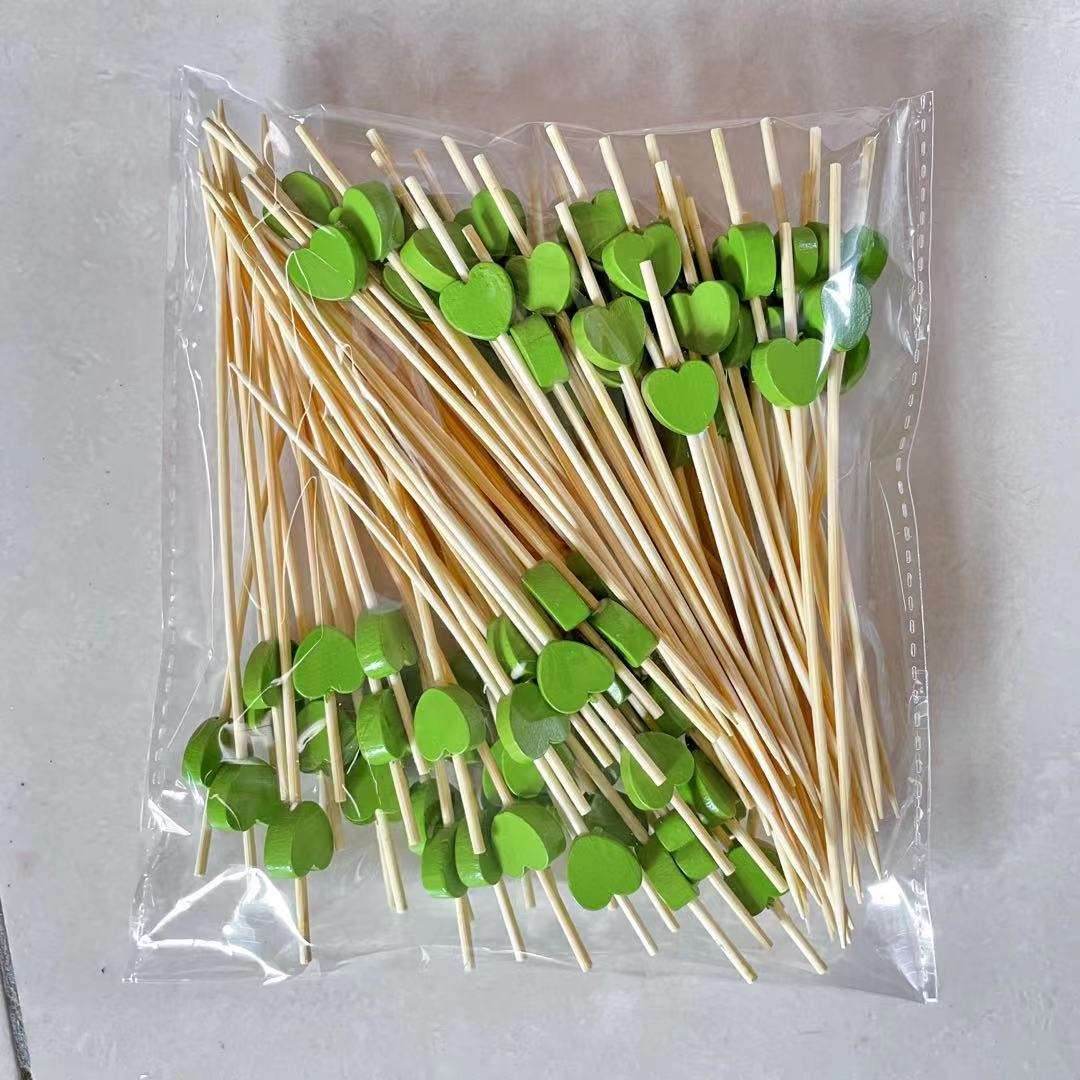 100 Pieces Of Love Creative Fruit Toothpick - Mubimart