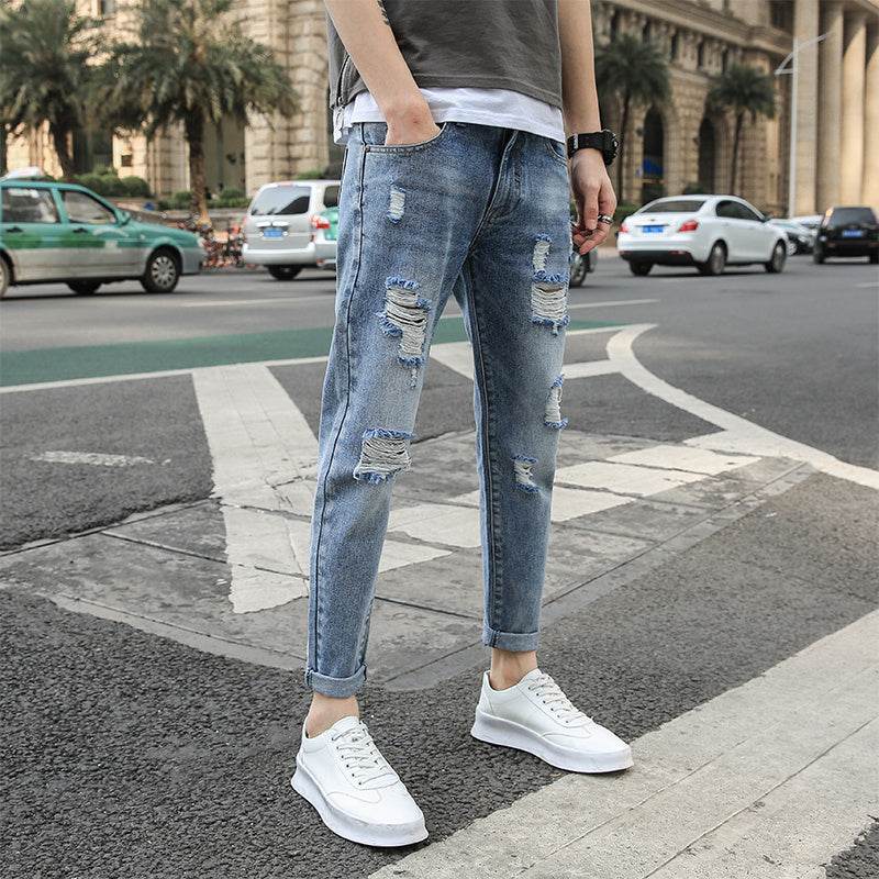 Men's ripped jeans - Mubimart