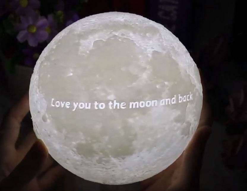 Custom Moon Lamp - Mubimart