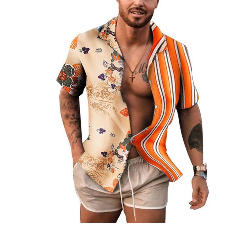 Fashion shirt shirt jacket male - Mubimart