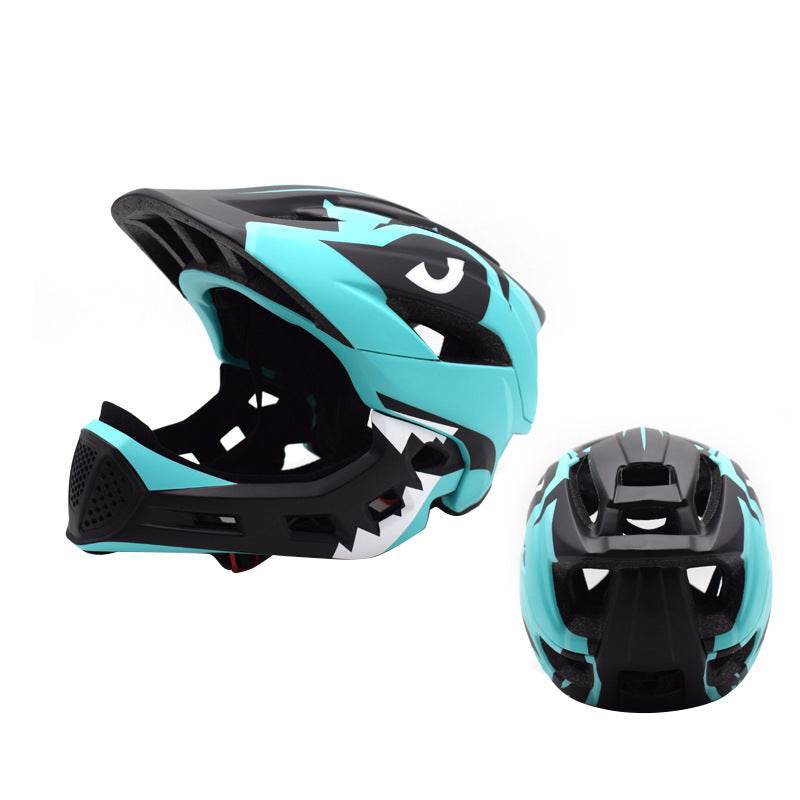 Children's Balance Bike Helmet Bicycle Riding Sports Protective Gear Sliding Scooter Full Face Helmet - Mubimart