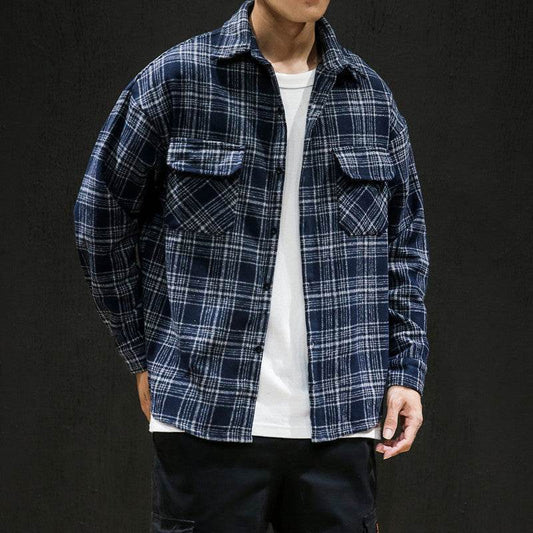 Jacket youth Plaid Shirt - Mubimart