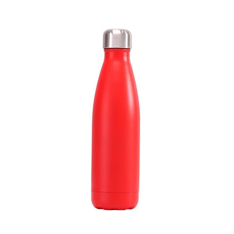 Coke Bottle Stainless Steel Vacuum Flask Bowling Cup Sports Bottle - Mubimart