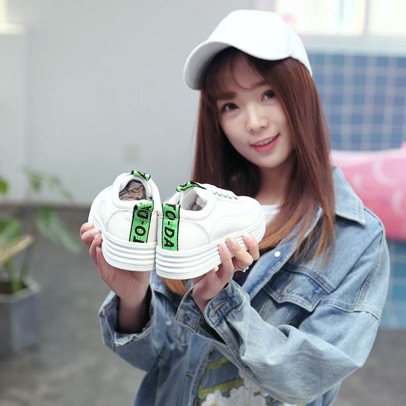 Breathable women Sneaker student casual canvas shoes - Mubimart