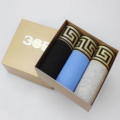 Mens 3Pcs sexy Underwear Boxers Men Shorts Boxer - Mubimart