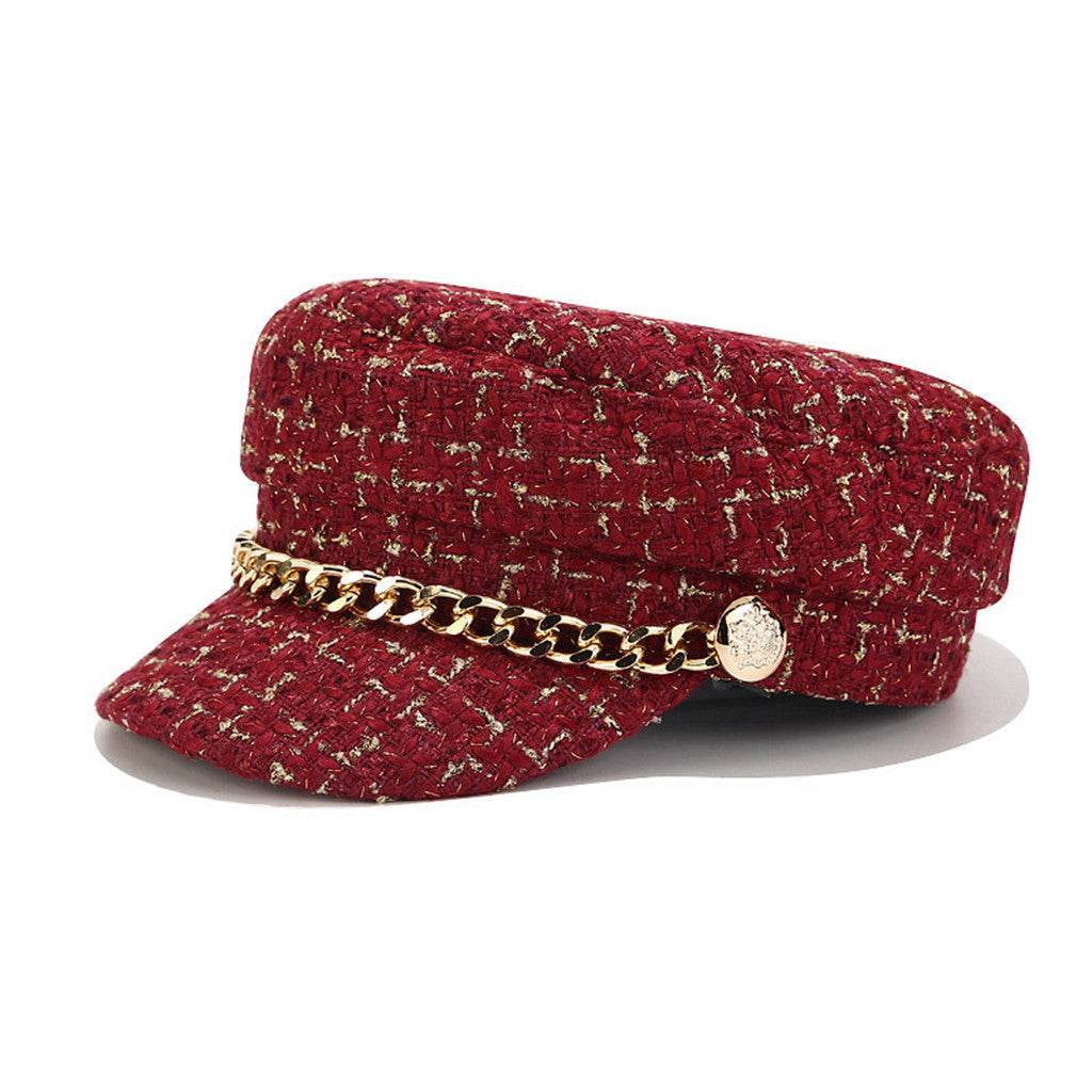 Hat cap octagonal cap - Mubimart