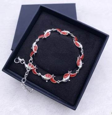 Personality charm dolphin bracelet - Mubimart