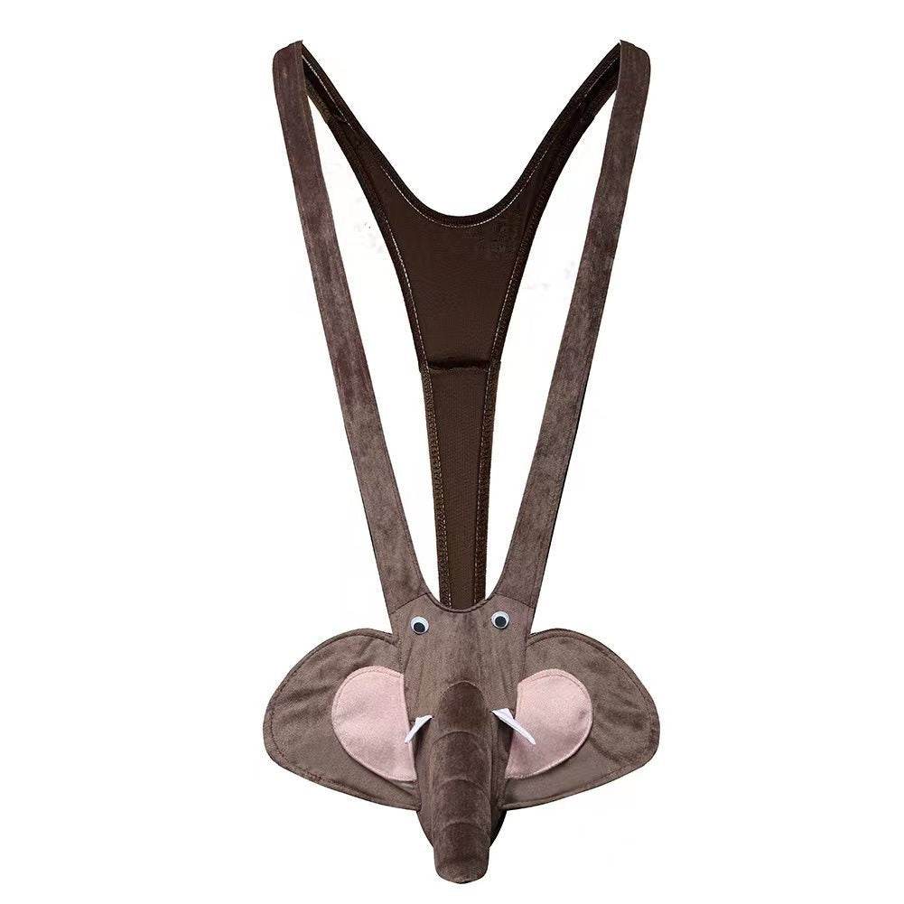 Reindeer Bell Strap Christmas Underwear Men - Mubimart