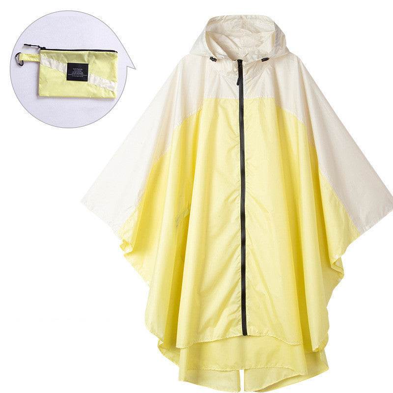 Cape stitched raincoat - Mubimart