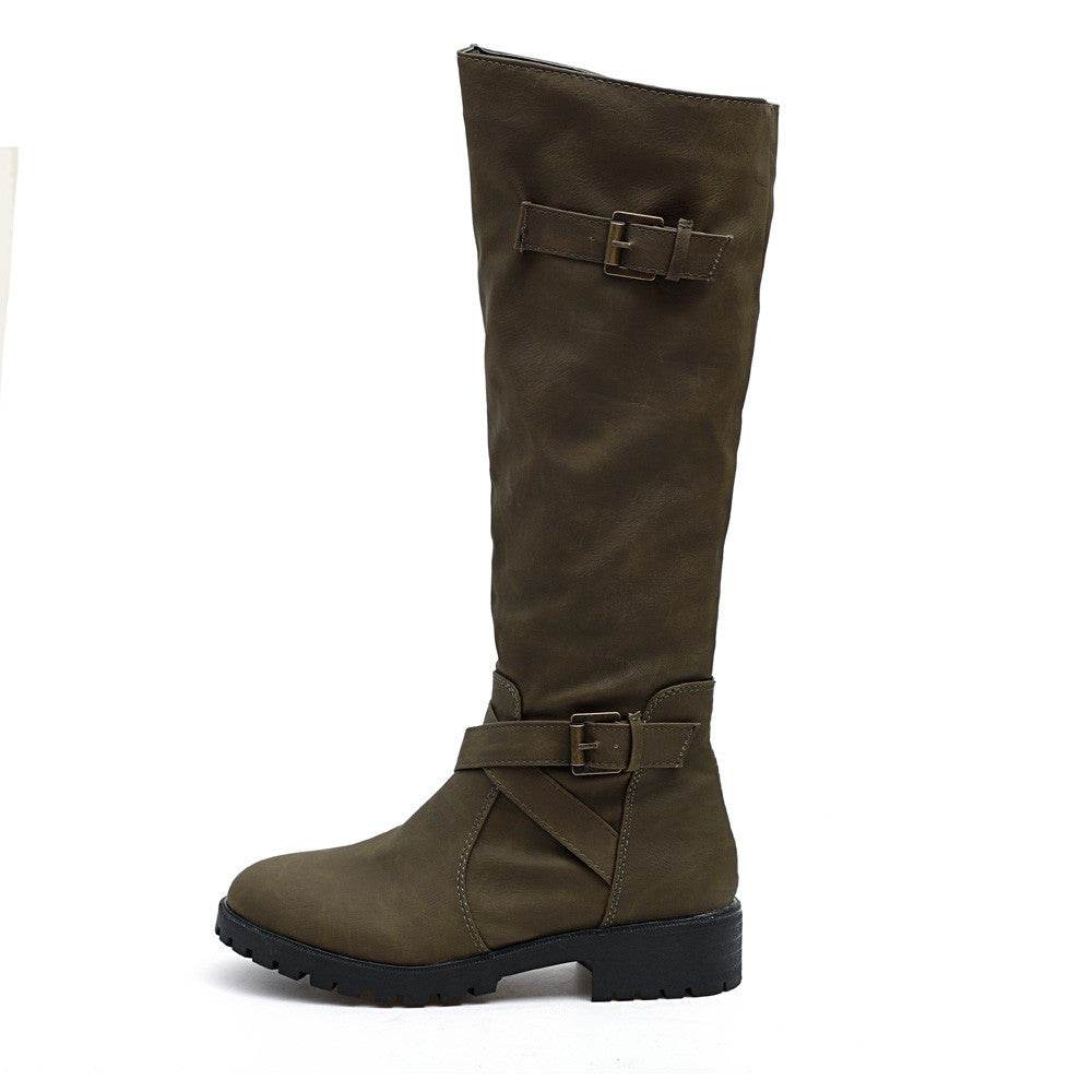Large size women's boots over the knee boots - Mubimart