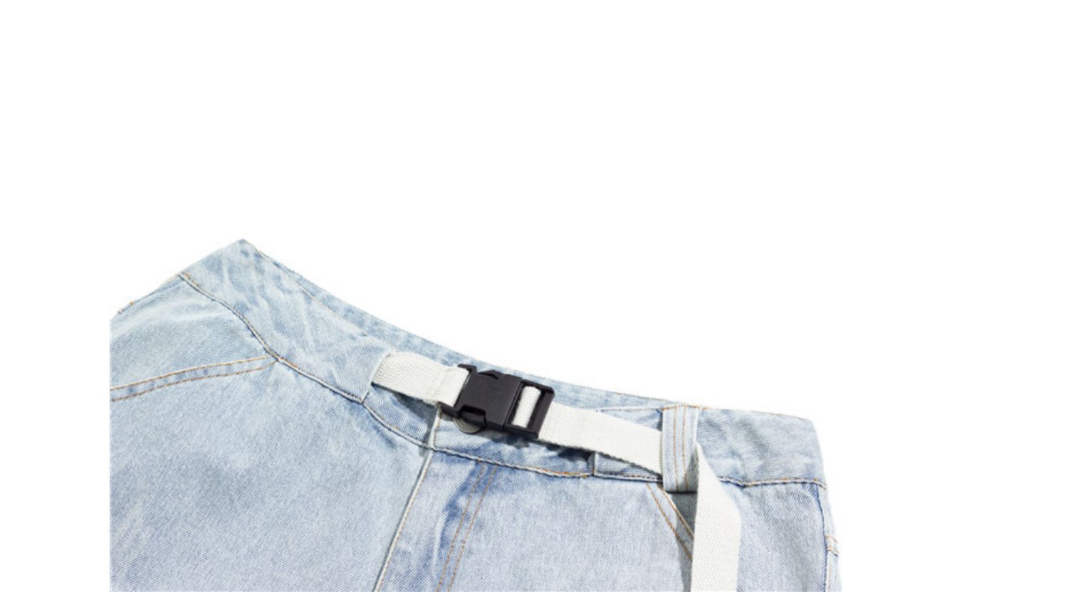 Lockere Jeansshorts für Herren