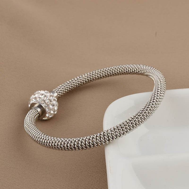 Diamond Bangle Bracelet - Mubimart