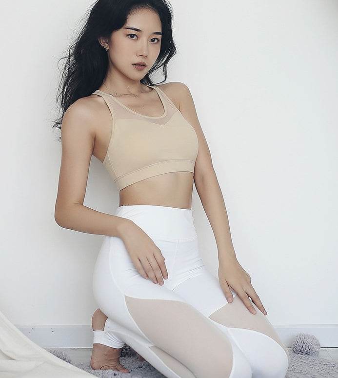 Beautiful back bra casual blouse sports bra - Mubimart