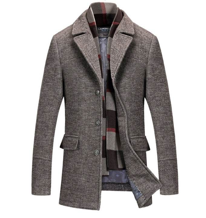 Montgomery Wool Trench Coat - Mubimart