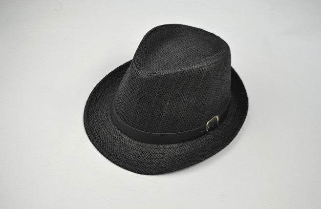 Summer hats men's summer casual trend hat female outdoor trip sunshade straw straw hats - Mubimart