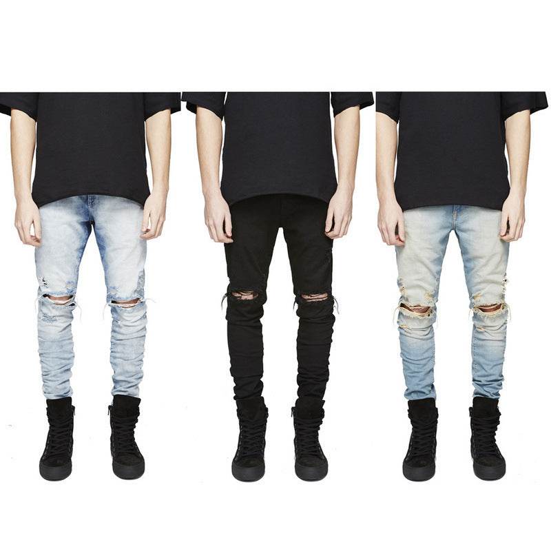 Men's ripped jeans - Mubimart