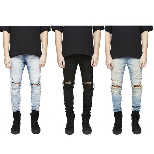 Men's ripped jeans - Mubimart
