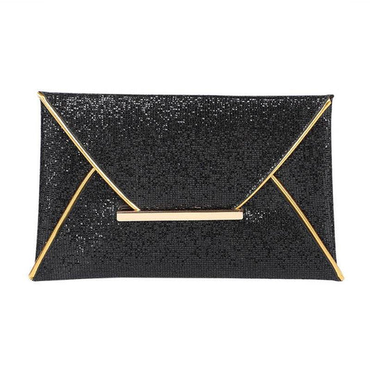 Sequin glitter clutch - Mubimart