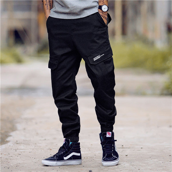 Men Fashion Streetwear Pants Mens Jogger Camo Harem Pants Street Style Youth Casual Camouflage Slim Fit Ankle Trousers Male