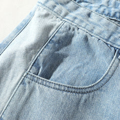 Tooling denim shorts