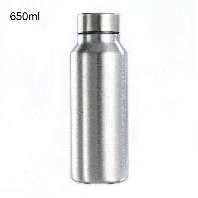 Stainless steel single-layer sports bottle - Mubimart