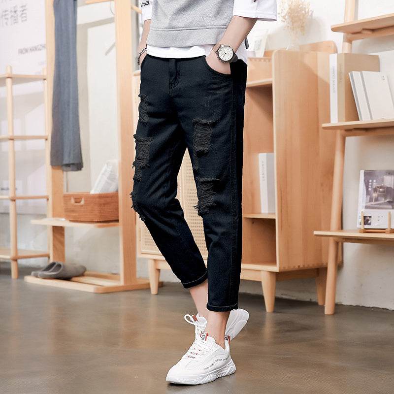 Men's ripped jeans - Mubimart