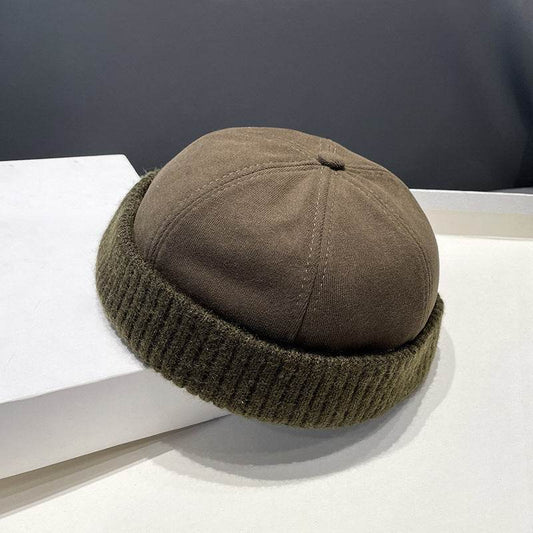 Autumn And Winter Deerskin Velvet Beret Melon Skin Hat - Mubimart