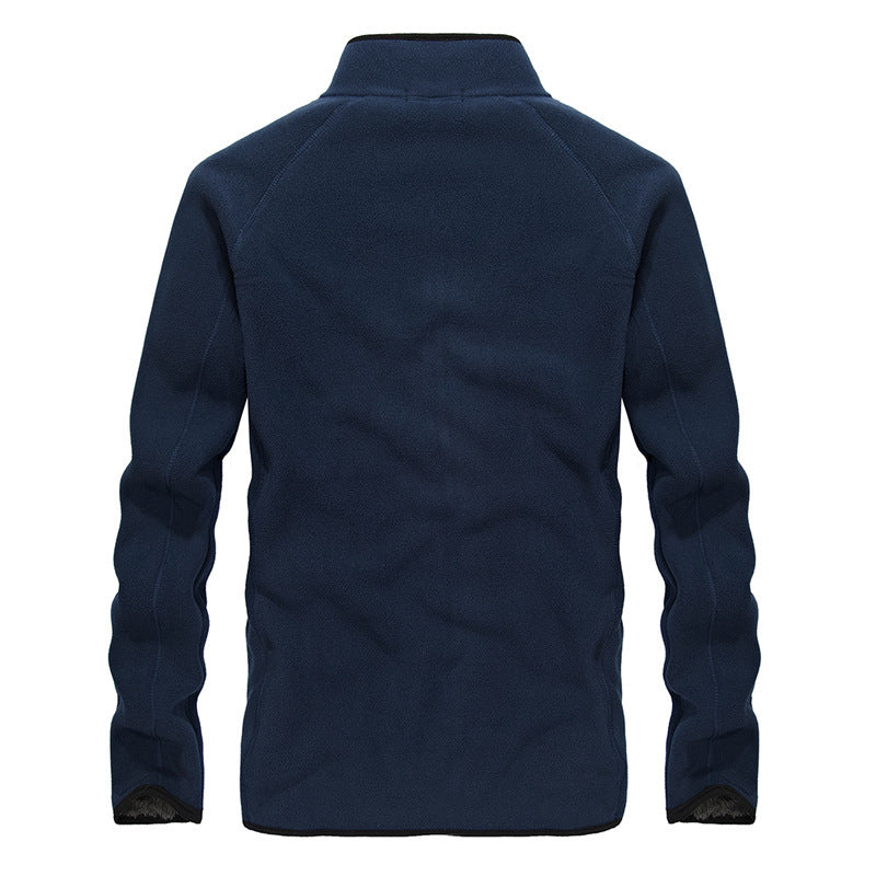 Men's fleece jacket sweater