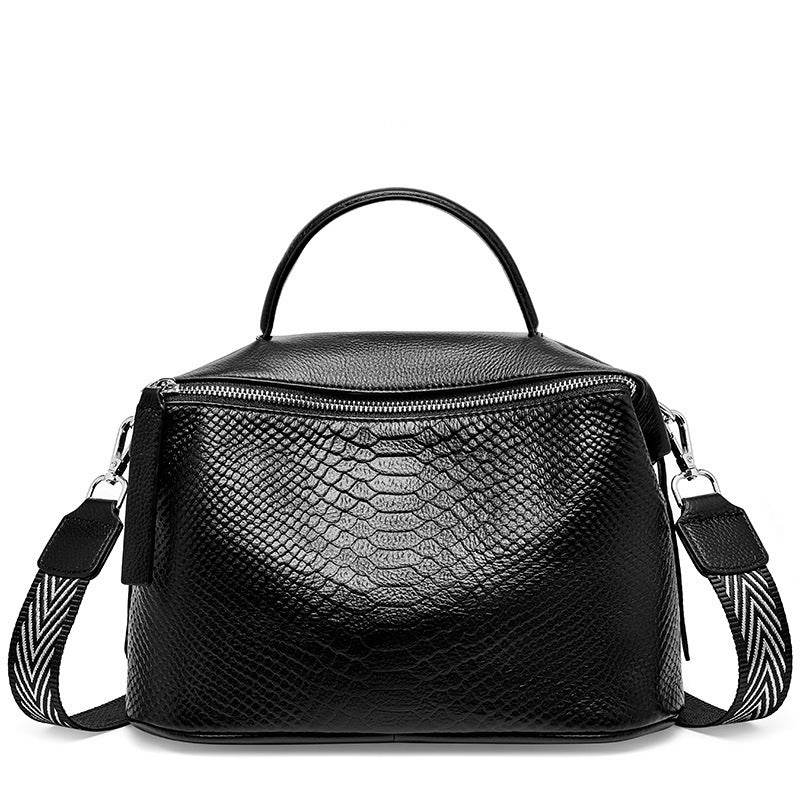 Ellyna Leather Satchel - Mubimart