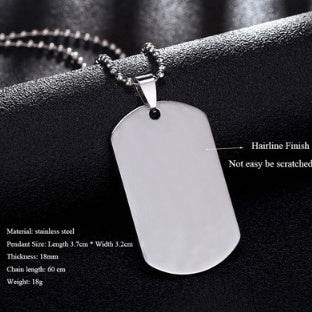 Stainless Steel Mens Necklace - Mubimart