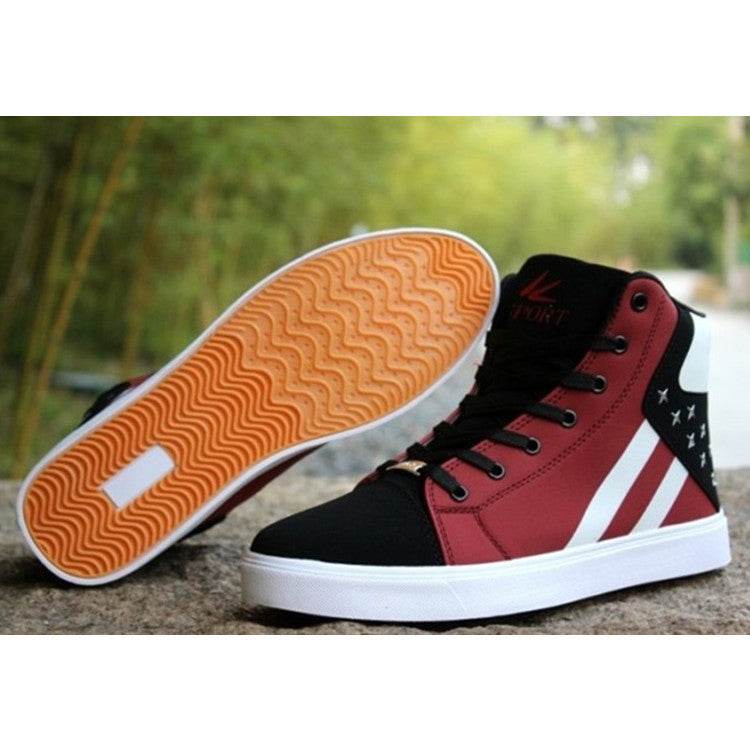 Fashion Korean High-top Casual British Sneaker - Mubimart