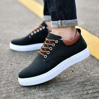 Breathable mens casual canvas sport shoes - Mubimart