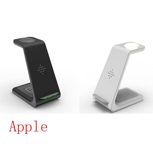 3 In 1 Fast Charging Station Wireless Charger Stand Wireless Quick Charge Dock For Phone Holder - Mubimart