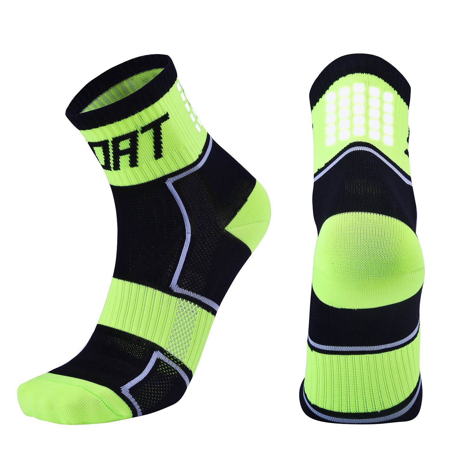 Reflective Cycling Socks, Breathable Bicycle Socks - Mubimart