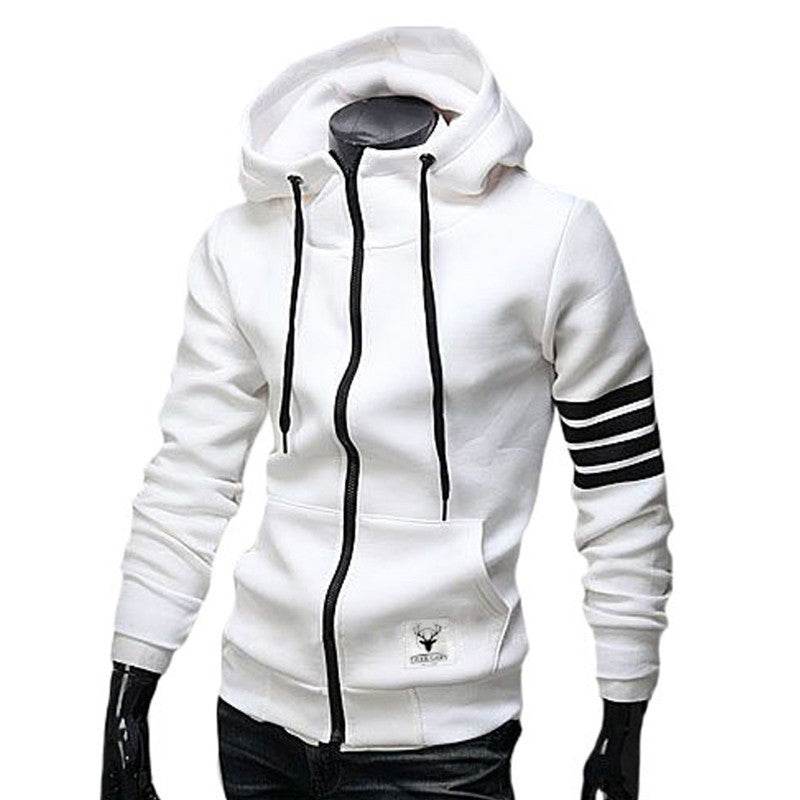 Hooded Zip Pullover Sweatshirts - Mubimart