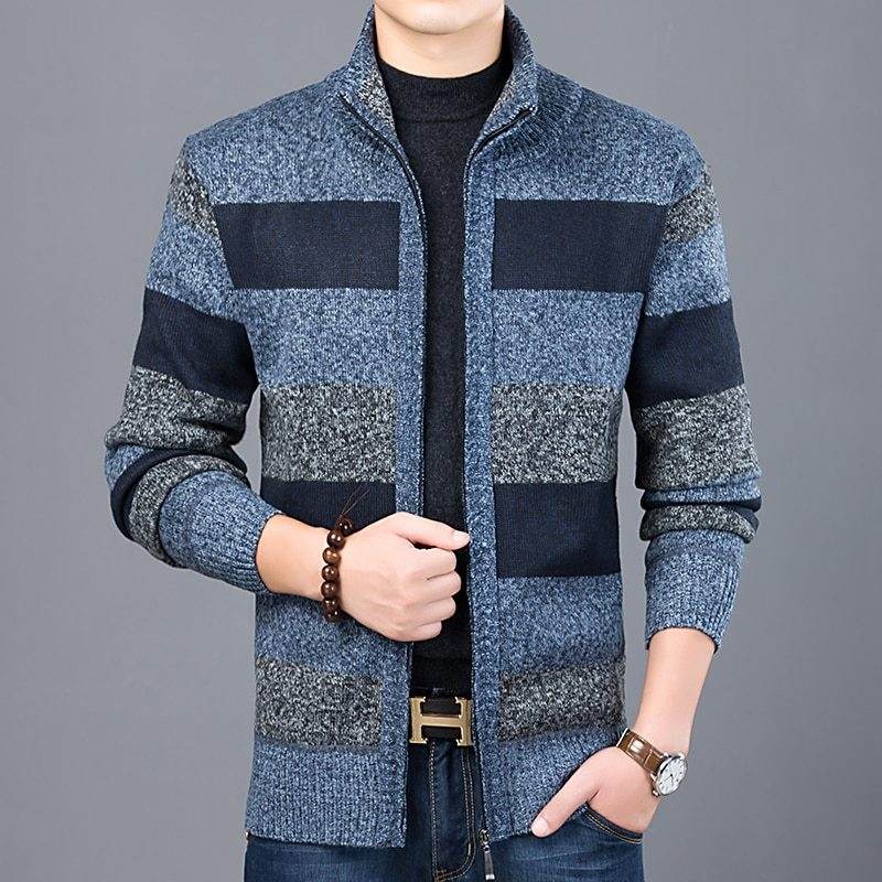 Korean knitted cardigan - Mubimart