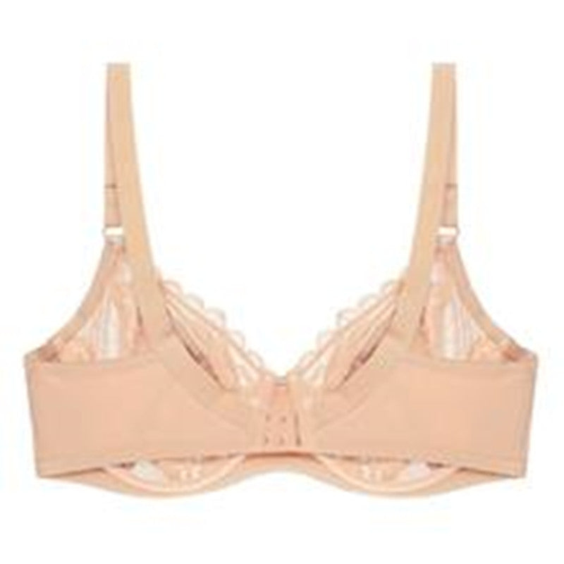 Pure color bra lace women's plus size bra underwear - Mubimart -  