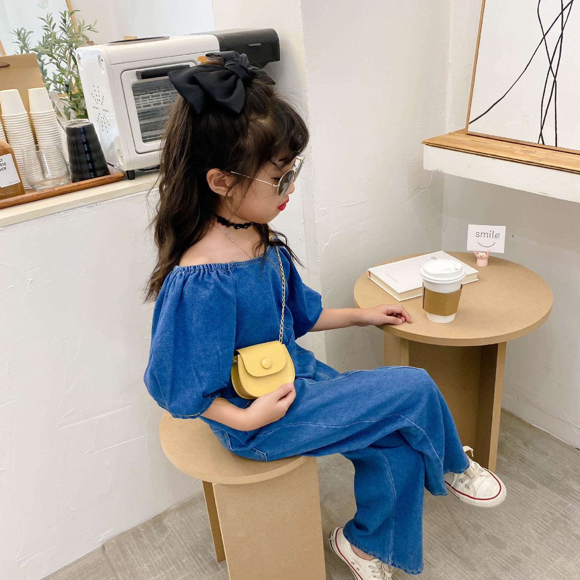 Accessories messenger bag women chain children's bag - Mubimart