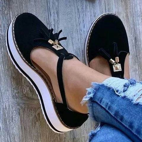 Tassel Flats Shoes Women Spring Summer Sandals - Mubimart