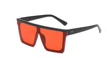 Oversized Square Unisex Fashion Sunglasses - Mubimart